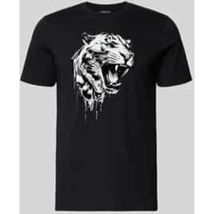 T-shirt met labeldetail