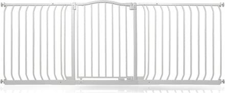 Safetots Klemhekje met Gebogen Bovenkant, 188cm - 197cm, Mat Wit