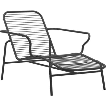 Normann Copenhagen Vig Garten Ligstoel - zwart/zwart