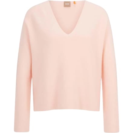 Boss Katoenen trui voor dames (Roze)