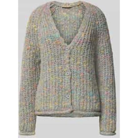 regular fit gebreid jack met wol