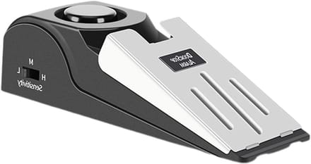Deurstop Alarm - Wedge Alarm - Extra Beveiliging - Instelbare Gevoeligheid - 14.8cm - Meerkleurig