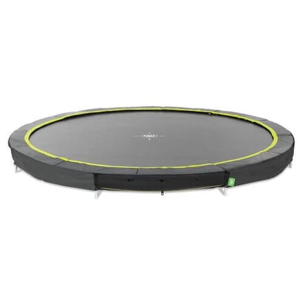 EXIT Silhouette Sporttrampoline ø366cm - Inground - Ingraaftrampoline - Rond - Voor Kinderen - Zwart