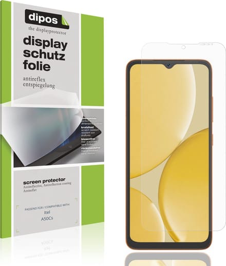 dipos – 4x Matte Beschermfolie geschikt voor Itel A50Cs | Krasbestendige & antireflecterende Screenprotector Ultra-Thin