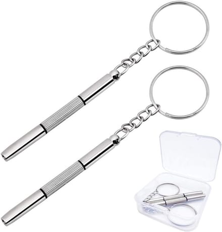 Mini Schroevendraaier Set - 3-in-1 Sleutelhanger Reparatie Tool