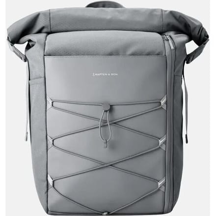 Kapten & Son Yoho rugzak 16 inch stone grey