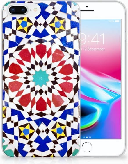 Apple iPhone 7 Plus | 8 Plus TPU Siliconen Hoesje Mozaïek