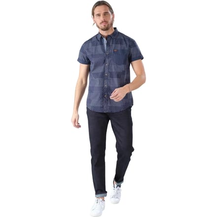 DEELUXE Shirt met korte mouwen en patroon ETHNIC Navy