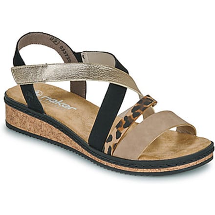 Rieker Sandalen zwart Synthetisch - Maat 39