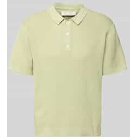 regular fit poloshirt met labeldetail model 'ISAKSSON'