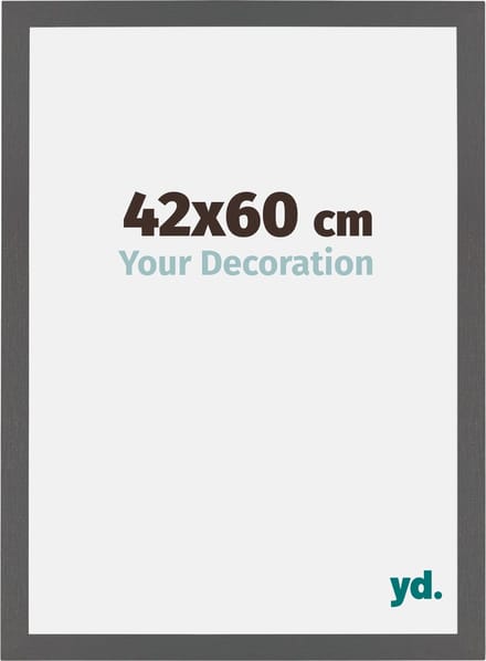 Your Decoration - Fotolijst 42x60 cm - MDF - Antraciet - Mura