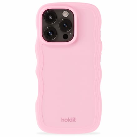 Holdit Wavy Case geschikt voor Apple iPhone 16 Pro Max - Pink