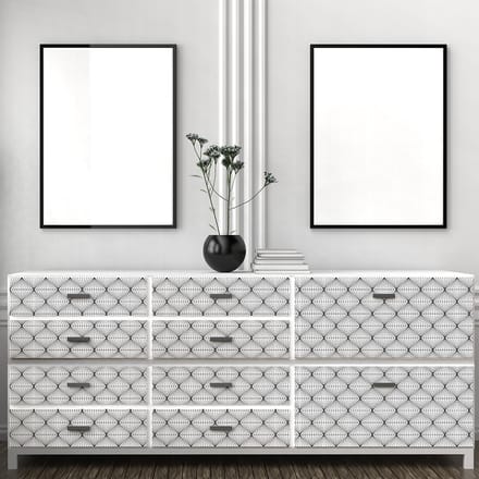 Scandinavische meubelsticker Rodolph 60 x 90 cm