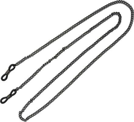 Fako Bijoux® - Brillenkoord - Schakelketting - Antraciet - 3mm - 67cm