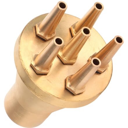 Fonteinsproeier G1in DN25 binnendraad messing sproeikop voor tuinvijver beige