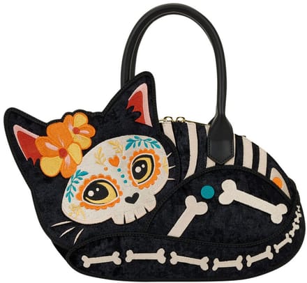 Loungefly Canvas Tote Bag Dia de los Muertos Cat