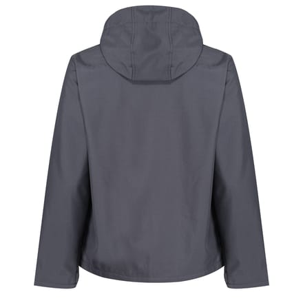 Regatta Heren Venturer 3 Layer Hooded Soft Shell Jacket (Afdichting Grijs/Zwart)