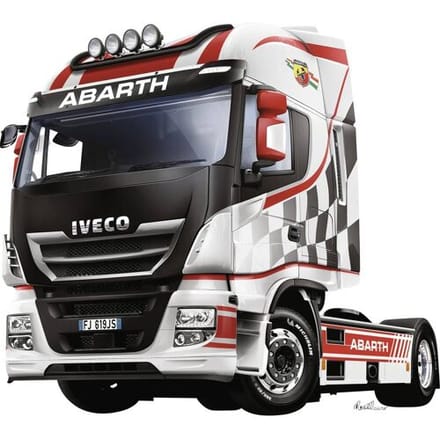 Italeri Modelbouwpakket Vrachtwagens - 3934 Iveco HI-WAY E5 Abarth Plastic - 1:24 - Modelbouw