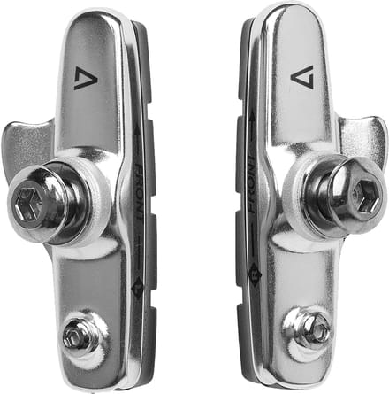 ACID fiets remblokken - 2-piece - Lengte 55 mm - Zilver/Zwart