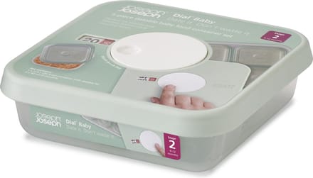 Joseph Joseph Dial Baby Vershouddoos - 9 tot 12 maanden - Datumaanduiding - Set van 5 Stuks - Mint