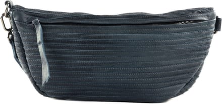 FREDsBRUDER Leren Gordeltas Riffel Beltbag Dusty Blue Blauwgrijs