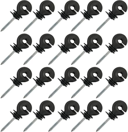Allecto - Elektrische Omheining Isolatoren - 20 Stuks - Stevig en