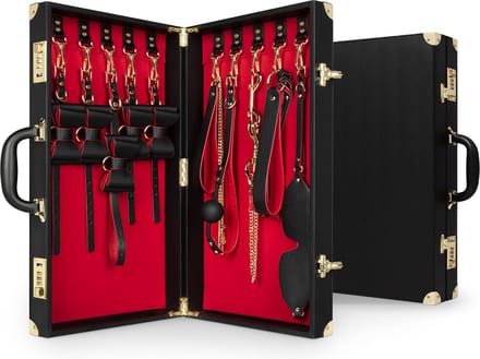Bedroom Fantasies - Bondage Koffer 11 Stuks - PU Leer