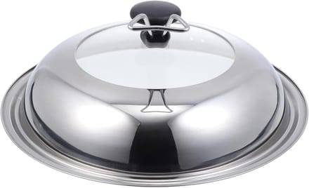 Pot Deksel - Pan Deksel - Koken - RVS Handvat - 30CM - Zilver
