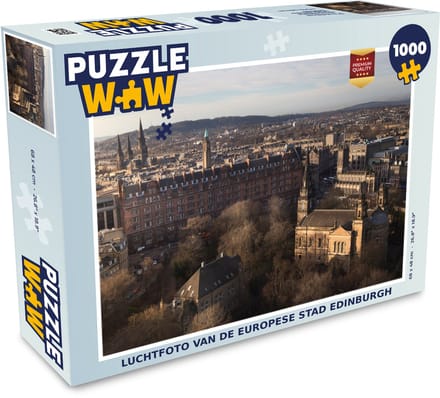 Puzzel Architectuur - Lucht - Edinburgh - Legpuzzel - Puzzel 1000 stukjes volwassenen