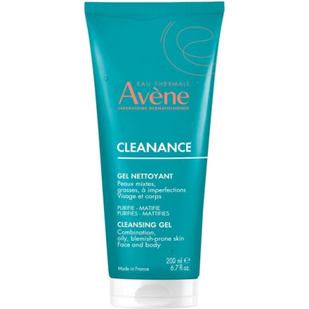 Avène Cleanance Reinigingsgel , Zuivert & Matteerd, Vette Huid 200ml