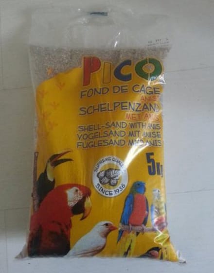 Bruin schelpenzand met schelpjes en anijs 5 kg