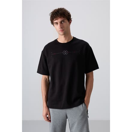 Oversized Geprinte Crew Neck T-shirt