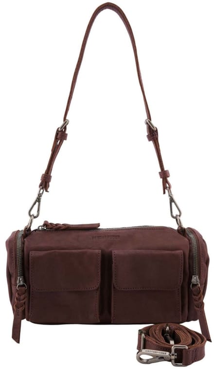 FREDsBRUDER schoudertas All My Pockets East-West Bag Brown bruine