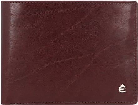 Esquire Leren Portemonnee Toscana RFID Wallet Coffee Donkerbruin