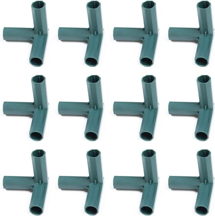 Set van 12 Universele PVC Koppelingen voor Tuinkassen en Constructies