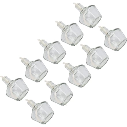 10 STUKS Brandende Lamp Fles Laboratoriumglas Herbruikbare Flessen voor Chemisch Experiment 150 ml white