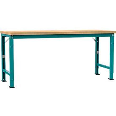 Manuflex werkbank Profi speciaal, tafelblad multiplex, 2000 x 700 mm, waterblauw