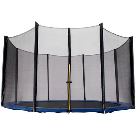 Filet de trampoline - Bordure extérieure - Filet de sécurité - noir - 366 cm noir