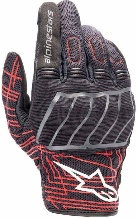 Alpinestars MM93 Losail V2 Gloves Black Asphalt Bright Red - Maat XL - Handschoen