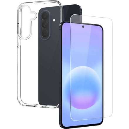 Northjo Samsung Galaxy A57 2-in-1 Hoesje en Screenprotector Transparant