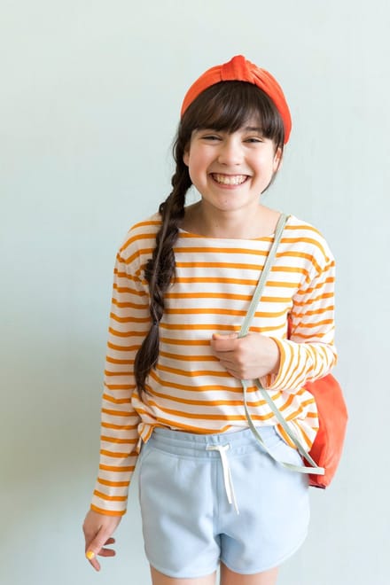 Sticky Lemon - drawstring bag teddy | powder blue
