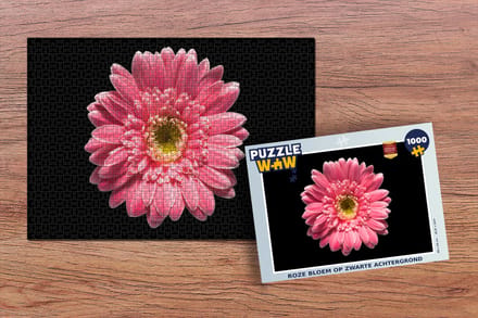 Puzzel Bloem - Roze - Natuur - Legpuzzel - Puzzel 1000 stukjes volwassenen