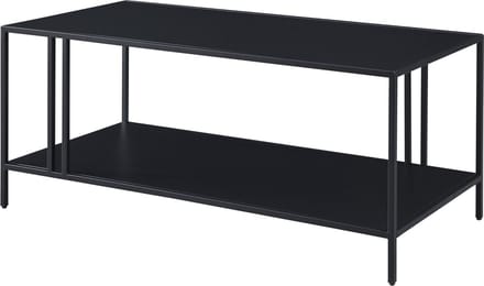 Salontafel Kumlinge metaal 47x110x55 cm zwart