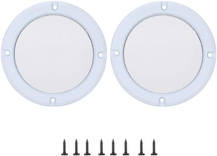 Luidsprekerrooster 2 stuks - 5 inch decoratieve cirkel voor subwoofer - audio luidspreker grill afdekking voor bescherming van luidspreker