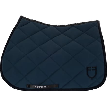 Springzadel met geborduurd logo voor paard Equestro