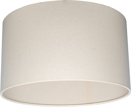 Uniqq Lampenkap linnen transparant 30 cm rond – 20 cm hoog