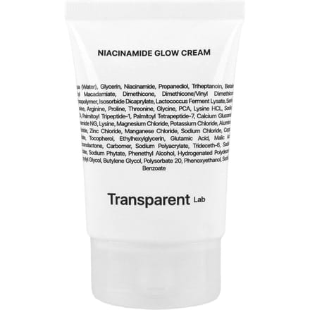 Transparent Lab - Niacinamide Glow Cream, 50 ml - Rozświetlający Krem z Niacynamidem