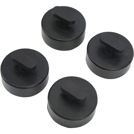 4 PIÈCES Patins de Support de Point de Levage Caoutchouc Plus Grand Frottement Statique Remplacement pour Corvette C5 C6 C7 black