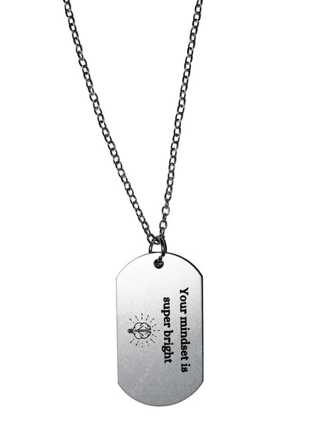 Akyol - your mindset is super bright ketting - Quotes - familie vrienden - cadeau