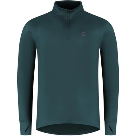 Rogelli Essential Heren Hardloopshirt - Lange Mouw - Duimgat - Blauw